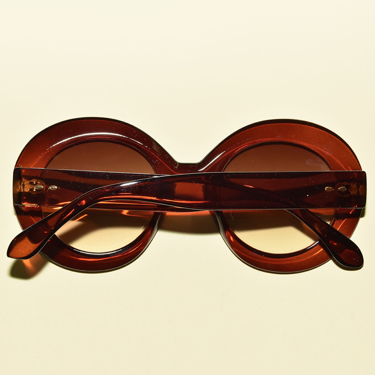 1960s Vintage Style TWIGGY Mod Oversized Round Oval Sunglasses