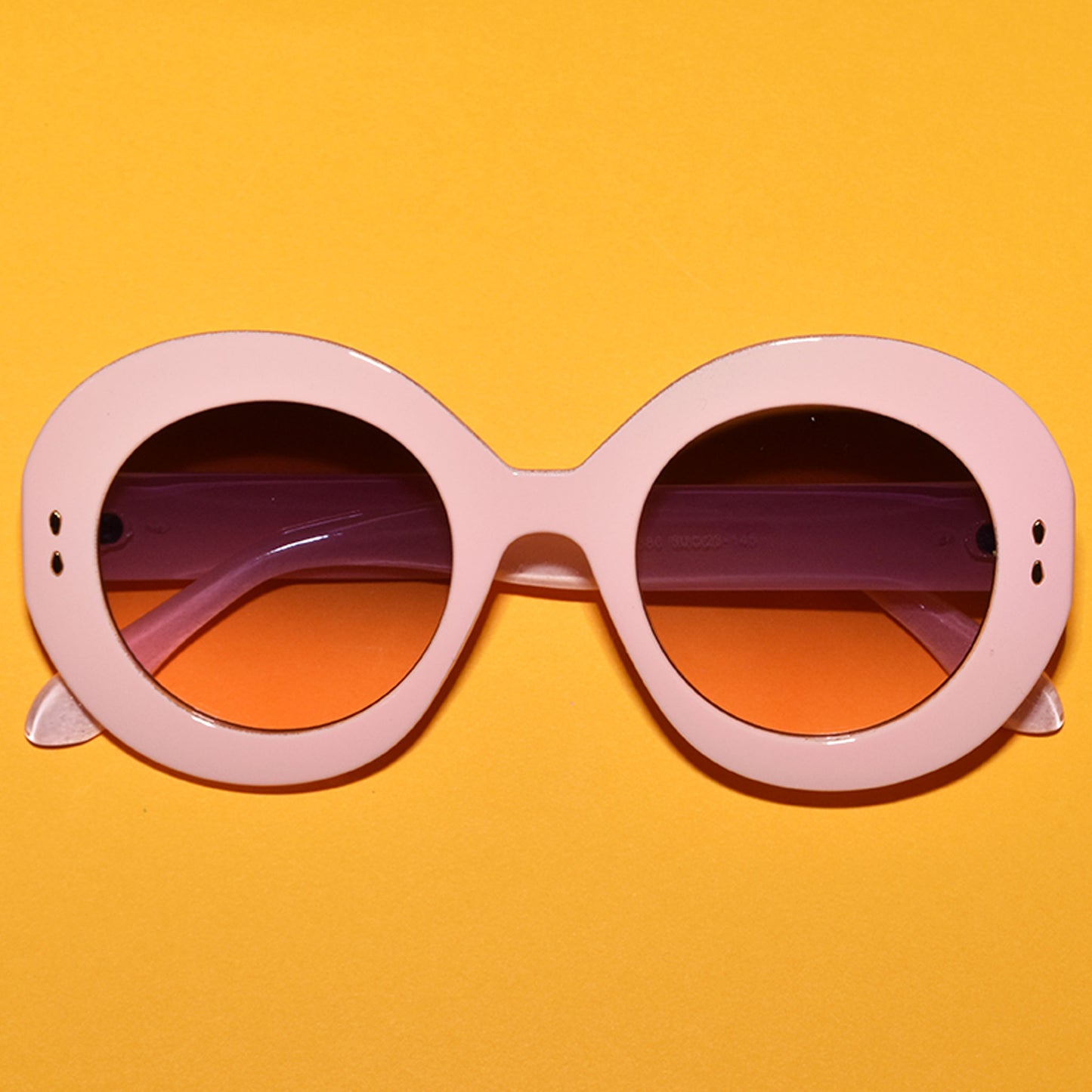 1960s Vintage Style TWIGGY Mod Oversized Round Oval Sunglasses