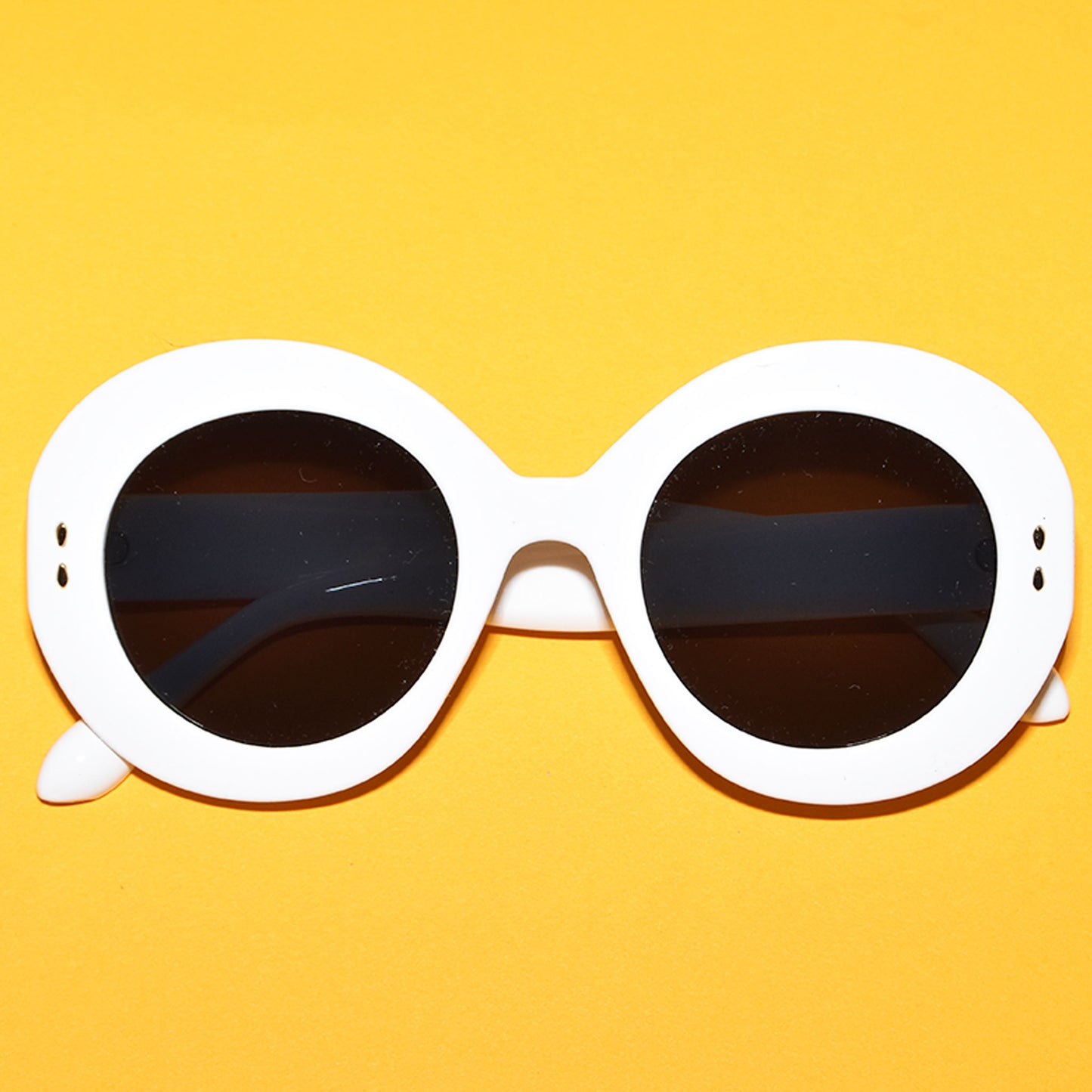 1960s Vintage Style TWIGGY Mod Oversized Round Oval Sunglasses