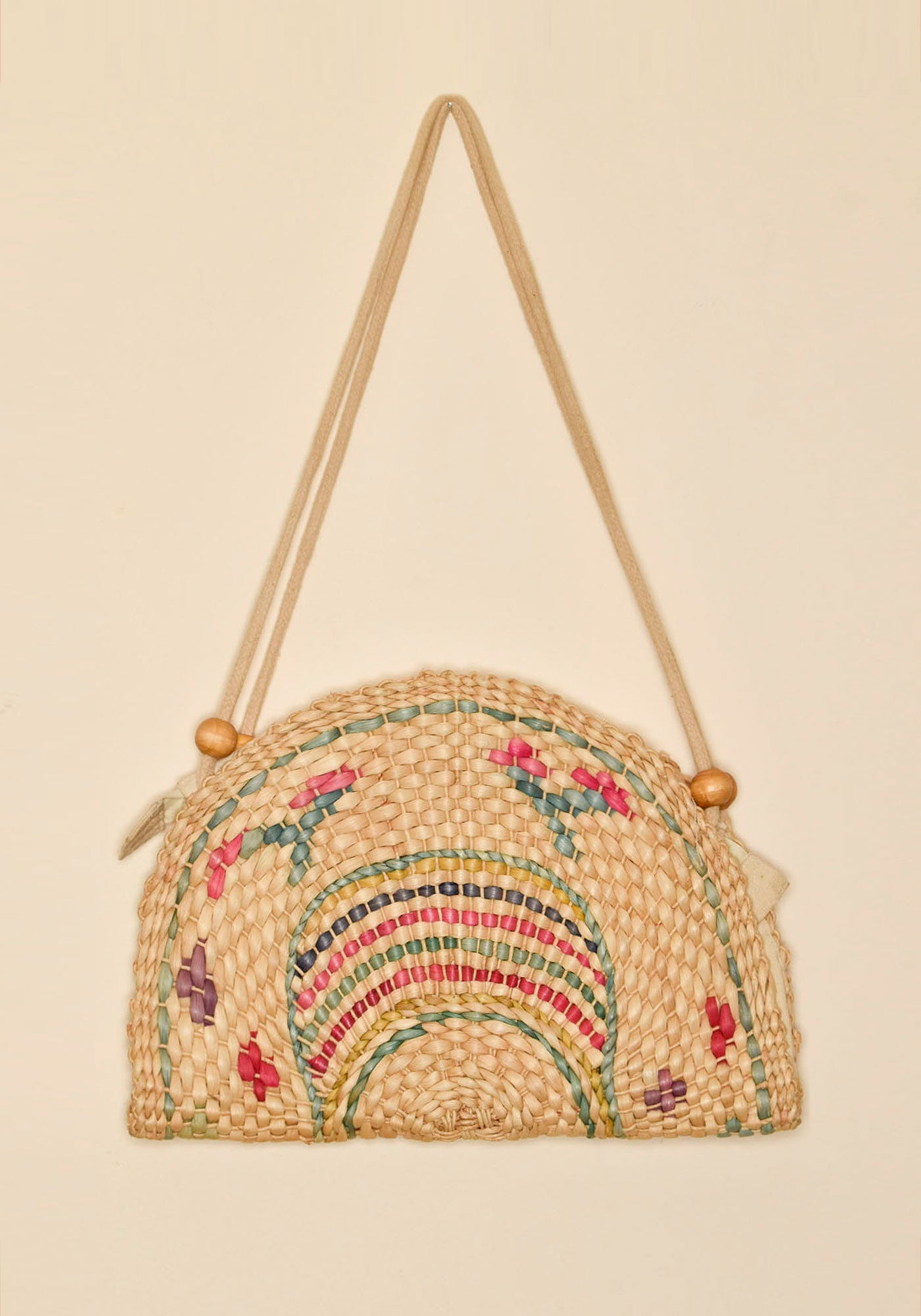Vintage 1990s Palm Woven Bag
