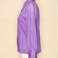 Vintage 1970s Purple Haze Long Sleeve Button Down Shirt- Purple-Side View 2