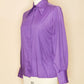 Vintage 1970s Purple Haze Long Sleeve Button Down Shirt- Purple-Side View 2